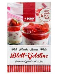 ☆Bonjour Bio☆ 德國 SOBO Naturkost Gelatine 有機吉利丁片 烘培 料理