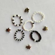 Cute rings containing 5 pcs (Set), 1 set of rings, beaded rings, beaded rings, aesthetic rings, wome