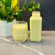 300ml square glass bottle