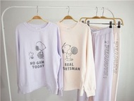 訂購/包順豐 日本 Gelato Pique x Peanuts snoopy 全棉 長袖睡衣套裝  兩色