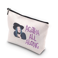 Agatha All Along Agatha Harkness Inspired Zipper Pouch Cosmetics Bag for Best Friend Mom Sister (Aga
