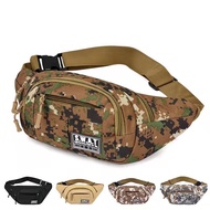 Camouflage waist bag for men canvas body bag sling bag for men 9100