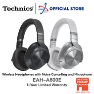 TECHNICS EAH-A800E WIRELESS HEADPHONES WITH NOISE CANCELLING AND MICROPHONE - ( EAH-A800E-K / EAH-A8