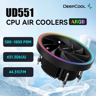 Cooling Fans DeepCool UD551 ARGB Processor Cooler AMD Socket AM4 AM5 Top w Radiator 13.6cm CPU Fan C