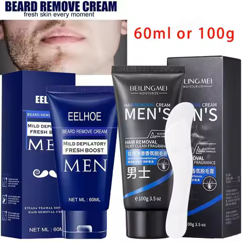 Hair Removal Cream Men And Women Painless Smooth And Refreshing Reshaping Confidence Enjoy Silky Ski