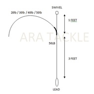 READY STOCK [ T1a ] PERAMBUT BOTTOM 1 MATA ATAS FOR FISHING UNTUK KELONG, LAUT, JETI, PANTAI, SUNGAI