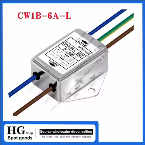 CW1B-3A/6A /10A-L(040)Anti-interference AC 220V power supply filter EMI line audio purifier CW1B-10A