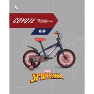 Element Coyote Yotel Spiderman 6.0 Children's Bike with Assist Wheels