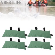 VBESTLIFE Flood Water Barrier Sand Bags  4Pcs Thickened Long Sandbags 19.7 x 9.8in Reusable Quick Ho