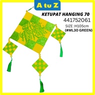 AtuZ Hari Raya AidilfitriI Felt Hanging Deco Ketupat Bintang Bulan GANTUNG COLORFUL FELT MURAH raya23