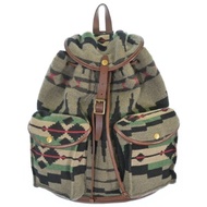 RRL Backpack gray black red overall pattern