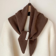 STAR Wool-blend Triangle Scarf Shawl With A Luxury Feel Fashion Women Wool-blend Shawl Winter Warm V
