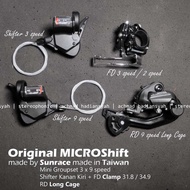 MICROShift Groupset 3x9 speed RD 9 speed FD triple Groupset 9 speed - Goes Store87