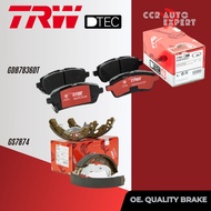 [TRW Premium] ผ้าดิสเบรคหน้า ผ้าเบรคหน้า Ford Fiesta 1.4 1.6 1.0 turbo 4D 5D EcoBoost ปี 2011-2018 T