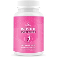 Kapsul Myo-Inositol & D-Chiro dengan Asid Folik untuk PCOS |   Suplemen Kesuburan Pranatal untuk Wan