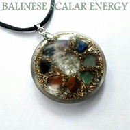PENDANT 7 CAKRA ORGONITE SCALAR ENERGY ART VERSION