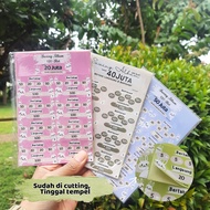 Target Savings Stickers 2 million - 50 million for saving Album 120 Slots Loose Leaf Binder