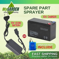 MYGARDEN 12V Battery Charger for Sprayer Pump Knapsack Pengecas Bateri Pam Racun Bateri Sprayer Pump