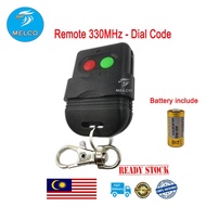 Remote Control AutoGate 330MHz 2 channel (adjuct code)
