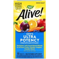 Nature's Way, Alive Men's Ultra Potency Complete Multivitamin, 60 Tablets