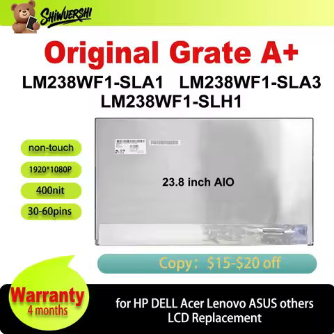 wholesale Original New LM238WF1 SLA1 SLA3 SLH1 23.8 inch IPS 30Pins FHD For HP Acer ASUS Dell Lenovo