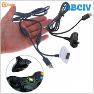 ABCIV USB Charging Cable Wireless Game Controller Gamepad Joystick Power Supply Charger Cable Game Cables For Xbox 360 LKIUY