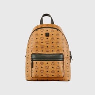 MCM Stark "Medium" Backpack - Cognac Brown