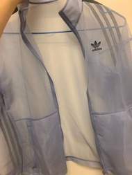 愛迪達 adidas 水藍薄紗外套