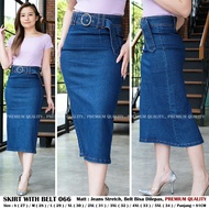 IB ROK JEANS SKiRT WITH BELT 066