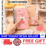[Little B House] 100 Sheet A6 Journal Diary Notepad Loose Leaf Notebook Weekly Planner Daily Agenda 手帐本 Buku Nota - ST37