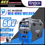 [ Enrico ] DC Inverter MIG/MMA WELDING (MIG-200) With Standard Accessories [ 2 in 1 MIG and MMA] (IG