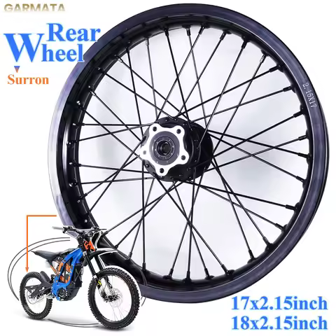 17x2.15inch 18x2.15inch Rear Wheel 135x12mm 10g Black Spokes