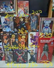 (可換其他一番賞) 我的英雄學院/海賊王/火影忍者/鋼之鍊金術師/BE@RBRICK/龍珠/家庭教師/高達 一番賞