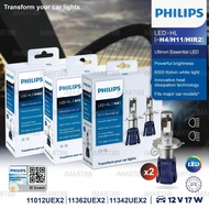 Philips Ultinon Essential Bulbs H11 H8 H16 H4 HIR2 9012 LED Bulb Light Mentol Lampu Besar Fog Headlamp Headlight Lamp