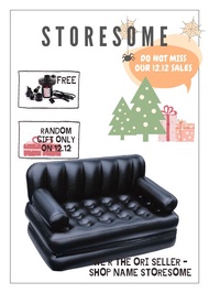 BESTWAY 5 in 1 Multifunction Inflatable Air Sofa Double Air Bed Mattress + AC Electric Air Pump