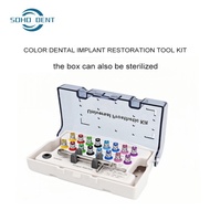Dental Implant Torque Wrench Screwdriver Prosthetic Kit 10-70Ncm Colorful Ratchet Dentistry Implant 