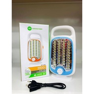 New Stock LED PORTABLE RECHARGEABLE HAND LAMP WITH SOLAR PANEL CHARGING PORT *2800 mAh*MODEL DP-7128