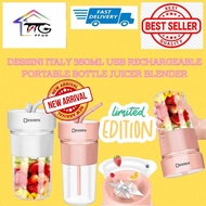 DESSINI ITALY 350mL USB Rechargeable Portable Bottle Juicer Blender Chopper Grinder Mixer Smoothie /