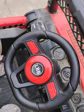3Pin Children's Electric Ride on Toys Car DIY Stroller Steering Wheel Replacement Parts Accessories
