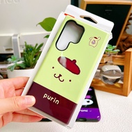 Sanrio Pompompurin Double Layers Phone Case for Samsung S25 Ultra S24 Ultra S24FE A56 S23 S24+ S23 U
