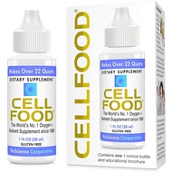 Cellfood Liquid Concentrate, 1oz Oxygen + Nutrient Supplement Supports Immune System, Energy, Endurance, Hydration Overall Health - Gluten Free, Non-GMO, Cert. Kosher