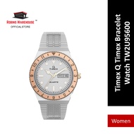 Timex Q Timex 36mm Stainless Steel Bracelet Watch TW2U95600