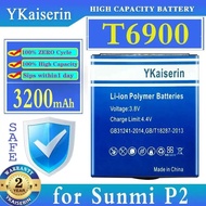 3200Mah For Sunmi P2 T6900 Handheld Terminal Pda Data Lightweight Device Battery