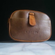 【老時光 OLD-TIME】早期二手老包法國製LANCEL手拿包化妝包