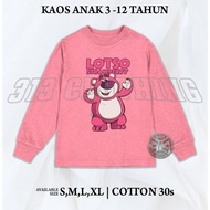 Lotso Strawberry Bear Long Sleeve Kids T-Shirt Lotso Toy Story Long Sleeve Kids T-Shirt/