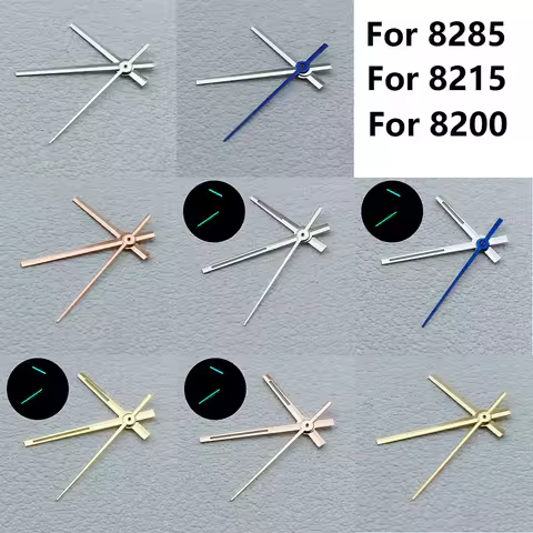 High quality watch hands emitting blue-green light, for 8285 8215 8200 movement watch hands watch ac