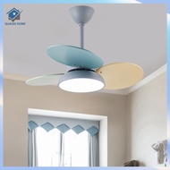 30 / 36 Inch DC Ceiling Fan with 24W LED Light Remote Control Children's Fan Lamp