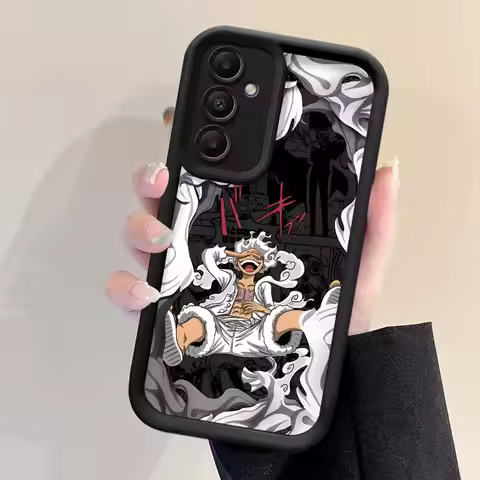 O-One Piece Luffy 5 Gear Soft Cover Phone Case for Samsung Galaxy A54 A25 A53 A35 A73 A52 A55 A15 A7