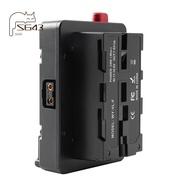 Power Adapter Mount Plate for Mini Nano V/V Mount Battery to NP-F NP-F960 NP-F970,D-Tap for Camera/L