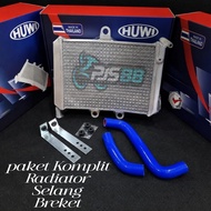 Huwi Ninja R & Ninja Rr Radiator Ninja 150 R & Ss & Ninja 150 Rr & Krr Curve Gambot Radiator/